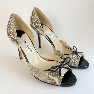 Jimmy Choo Snakeskin Pumps